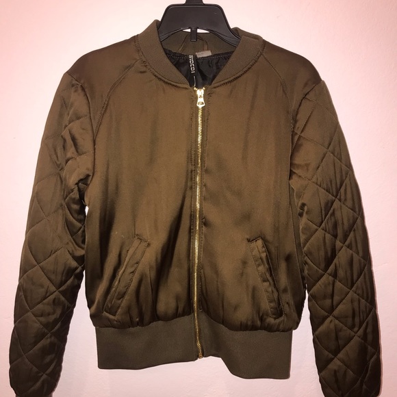 h&m olive jacket